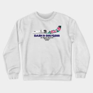 DeHavilland Canada Dash 8-300/Q300 - Air Nippon Network "Hamanasu" Crewneck Sweatshirt